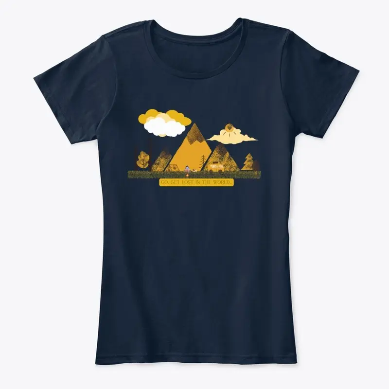 She Gets Lost in the World Tee