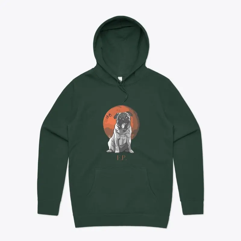 The Extraterrestrial Pug Men's Hoodie